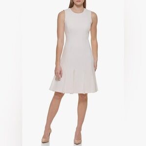 J44. Calvin Klein Womens Flounce Hem Dress 6P NWT